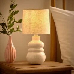 Bea Reactive Glaze Table Lamp 21 Bea Reactive Glaze Table Lamp -Dunelm 30922912 alt01