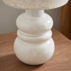 Bea Reactive Glaze Table Lamp 22 Bea Reactive Glaze Table Lamp -Dunelm 30922912 alt02
