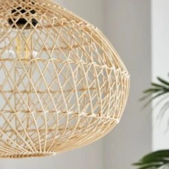 Maeve Boho Rattan Easy Fit Pendant Shade -Dunelm 30922937 alt02