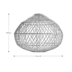 Maeve Boho Rattan Easy Fit Pendant Shade -Dunelm 30922937 alt08