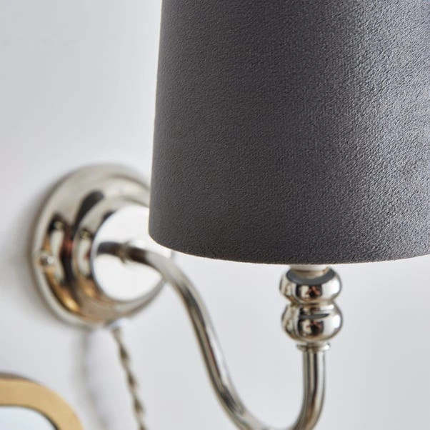 Clara Velvet Tapered Lamp Shade 5 Clara Velvet Tapered Lamp Shade - Image 3