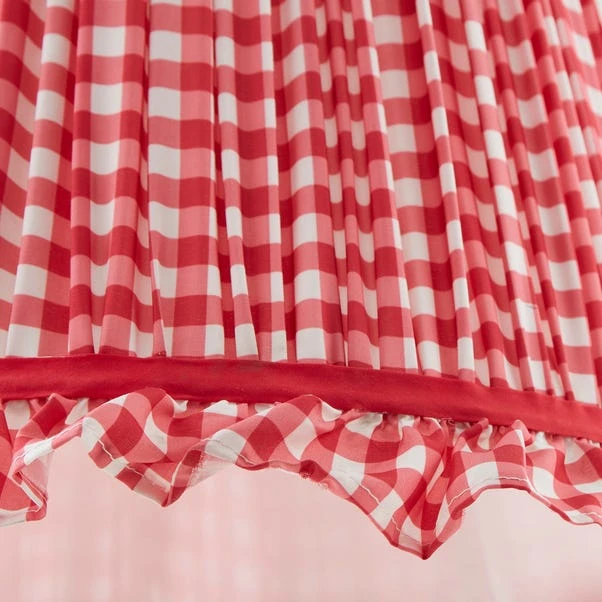 Carys Frilled Gingham Lamp Shade 15 Carys Frilled Gingham Lamp Shade - Image 13