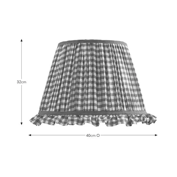 Carys Frilled Gingham Lamp Shade 17 Carys Frilled Gingham Lamp Shade - Image 15