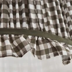 Carys Frilled Gingham Lamp Shade 29 Carys Frilled Gingham Lamp Shade -Dunelm 30923639 alt02