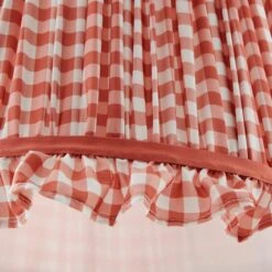 Carys Frilled Gingham Lamp Shade 24 Carys Frilled Gingham Lamp Shade -Dunelm 30923640 alt02