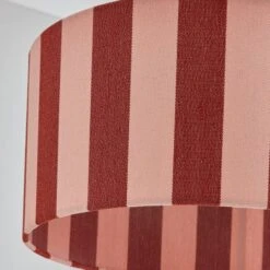 Beatrice Stripe Shallow Drum Lamp Shade -Dunelm 30923660 alt02