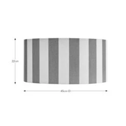 Beatrice Stripe Shallow Drum Lamp Shade -Dunelm 30923660 alt08