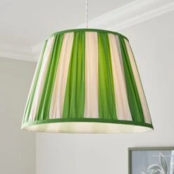 Pride & Joy Green Stripe Lamp Shade