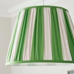 Pride & Joy Green Stripe Lamp Shade -Dunelm 30923672 alt02
