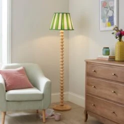 Pride & Joy Green Stripe Lamp Shade -Dunelm 30923672 alt03