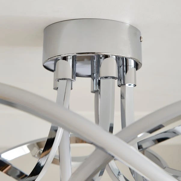 Margot Semi Flush LED Ceiling Light 10 Margot Semi Flush LED Ceiling Light - Image 8