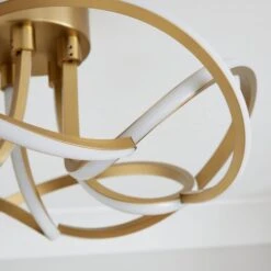 Margot Semi Flush LED Ceiling Light 15 Margot Semi Flush LED Ceiling Light -Dunelm 30923694 alt03