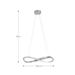 Elora Wrap LED Ceiling Light -Dunelm 30923696 alt08