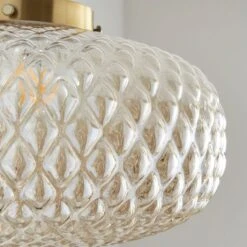 Silas Embossed Easy Fit Pendant Shade 7 Silas Embossed Easy Fit Pendant Shade -Dunelm 30923697 alt02