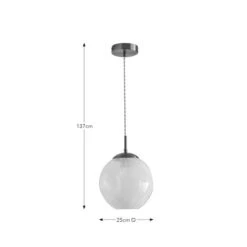 Marble Art Deco Ceiling Light -Dunelm 30923698 alt08