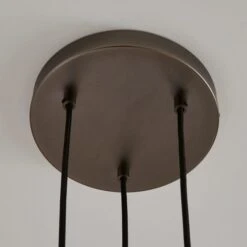 Lava Industrial 3 Light Cluster Ceiling Light 11 Lava Industrial 3 Light Cluster Ceiling Light -Dunelm 30923712 alt03