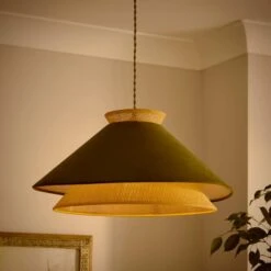 Phuket Easy Fit Pendant Shade 27 Phuket Easy Fit Pendant Shade -Dunelm 30923719 alt01