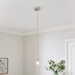 Charlie Industrial Adjustable Pendant Flex Ceiling Light Cable -Dunelm 30923732