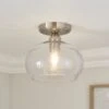 Hemsby Mid Century Flush Ceiling Light 2 Hemsby Mid Century Flush Ceiling Light -Dunelm 30923755