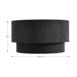 Peyton Cord Two Tier Lamp Shade 39 Peyton Cord Two Tier Lamp Shade -Dunelm 30923761 alt08