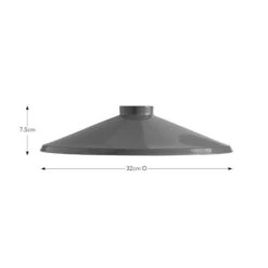 Denver Shallow Easy Fit Pendant Shade 33 Denver Shallow Easy Fit Pendant Shade -Dunelm 30923771 alt08