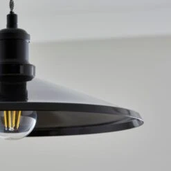 Denver Shallow Easy Fit Pendant Shade 20 Denver Shallow Easy Fit Pendant Shade -Dunelm 30923774 alt02