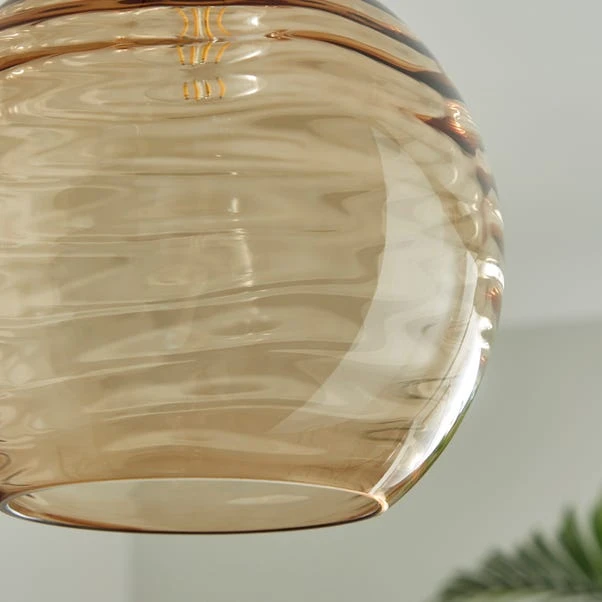 Amber Wave Easy Fit Pendant Shade 5 Amber Wave Easy Fit Pendant Shade - Image 3