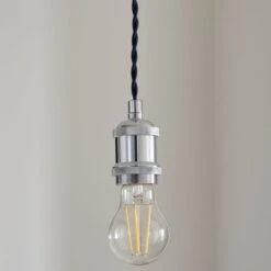 Charlie Industrial Adjustable Pendant Flex Ceiling Light Cable -Dunelm 30923781 alt02