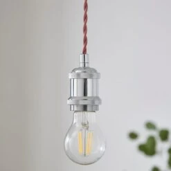 Charlie Industrial Adjustable Pendant Flex Ceiling Light Cable -Dunelm 30923782 alt02