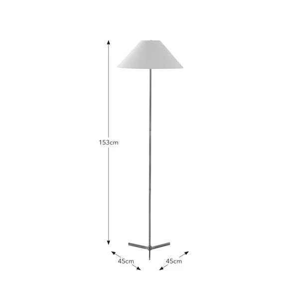 Digby Mid Century Tripod Floor Lamp 8 Digby Mid Century Tripod Floor Lamp - Image 6