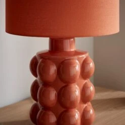 Bobble Retro Ceramic Table Lamp 35 Bobble Retro Ceramic Table Lamp -Dunelm 30923921 alt02
