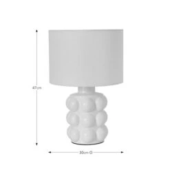 Bobble Retro Ceramic Table Lamp 32 Bobble Retro Ceramic Table Lamp -Dunelm 30923922 alt08
