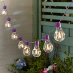 Festoon 10 LED Solar String Lights 18 Festoon 10 LED Solar String Lights -Dunelm 30925206 alt01