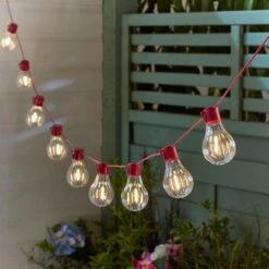 Festoon 10 LED Solar String Lights 12 Festoon 10 LED Solar String Lights -Dunelm 30925207 alt01
