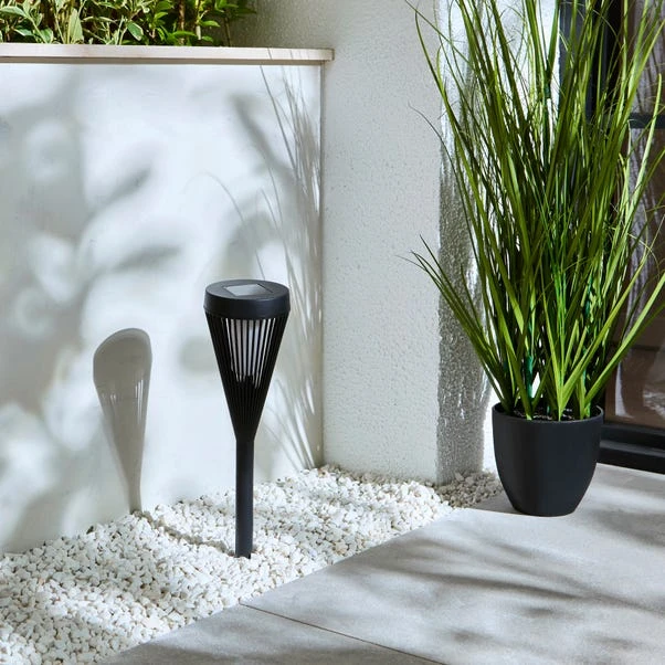 Solar Flicker LED Indoor Outdoor Stake Light 3 Solar Flicker LED Indoor Outdoor Stake Light