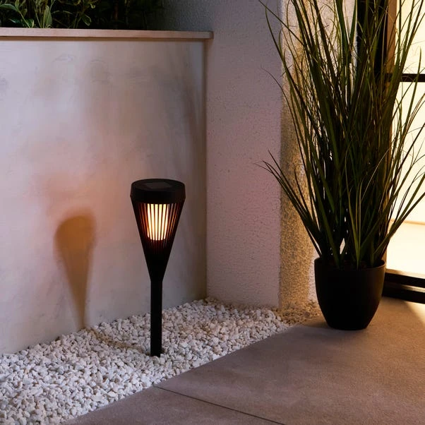 Solar Flicker LED Indoor Outdoor Stake Light 4 Solar Flicker LED Indoor Outdoor Stake Light - Image 2