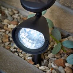 Solar Plastic Outdoor Spot Light 7 Solar Plastic Outdoor Spot Light -Dunelm 30925214 alt02