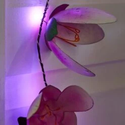 Mini Metal Flowers 25 LED Indoor Outdoor Solar String Lights -Dunelm 30925553 alt02