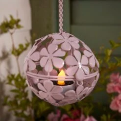 Hanging Flower Indoor Outdoor LED Light 13 Hanging Flower Indoor Outdoor LED Light -Dunelm 30925555 alt02