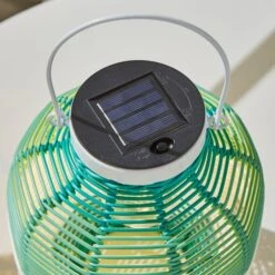 Woven LED Indoor Outdoor Solar Lantern 7 Woven LED Indoor Outdoor Solar Lantern -Dunelm 30925565 alt02