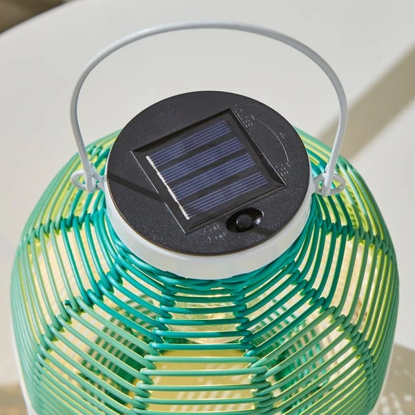 Woven LED Indoor Outdoor Solar Lantern 5 Woven LED Indoor Outdoor Solar Lantern - Image 3