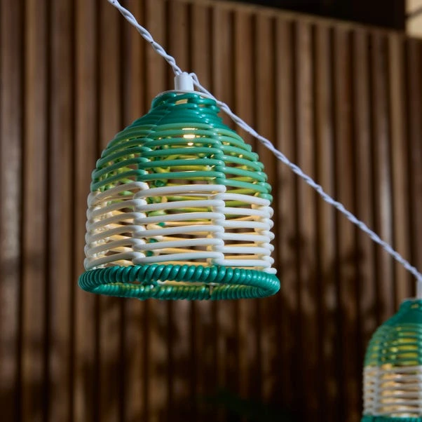 Woven 10 LED Indoor Outdoor Solar String Lights 4 Woven 10 LED Indoor Outdoor Solar String Lights - Image 3