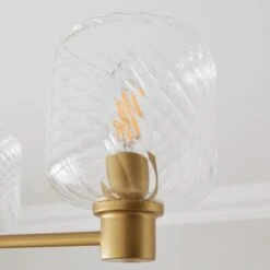 Erika Ribbed 3 Light Semi Flush Ceiling Light 37 Erika Ribbed 3 Light Semi Flush Ceiling Light -Dunelm 30945021 alt03