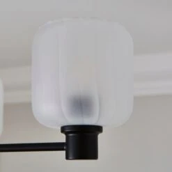 Erika Ribbed 3 Light Semi Flush Ceiling Light 23 Erika Ribbed 3 Light Semi Flush Ceiling Light -Dunelm 30945041 alt02