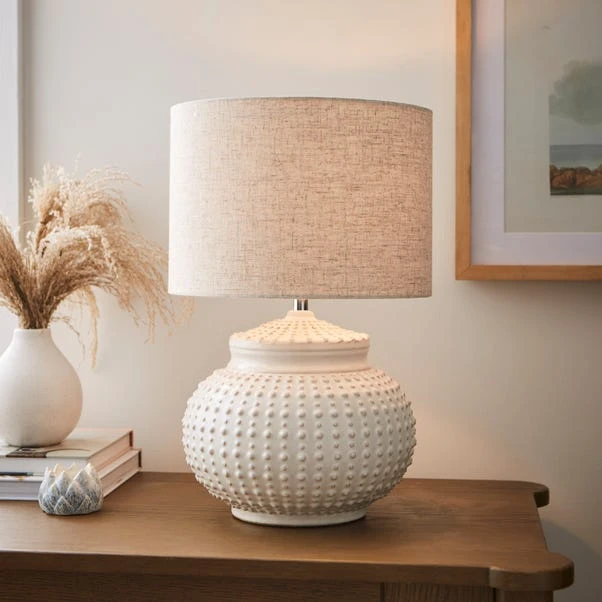 Zeeburg Urchin Ceramic Cream Table Lamp 3 Zeeburg Urchin Ceramic Cream Table Lamp