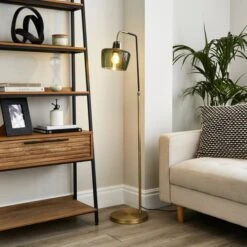 Auburn Industrial Adjustable Floor Lamp -Dunelm 30968343