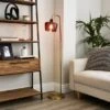 Auburn Industrial Adjustable Floor Lamp 2 Auburn Industrial Adjustable Floor Lamp -Dunelm 30968364
