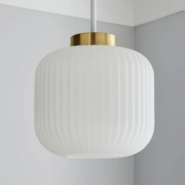 Return - Riley Easy Fit Pendant Shade, White 4 Return - Riley Easy Fit Pendant Shade, White - Image 2