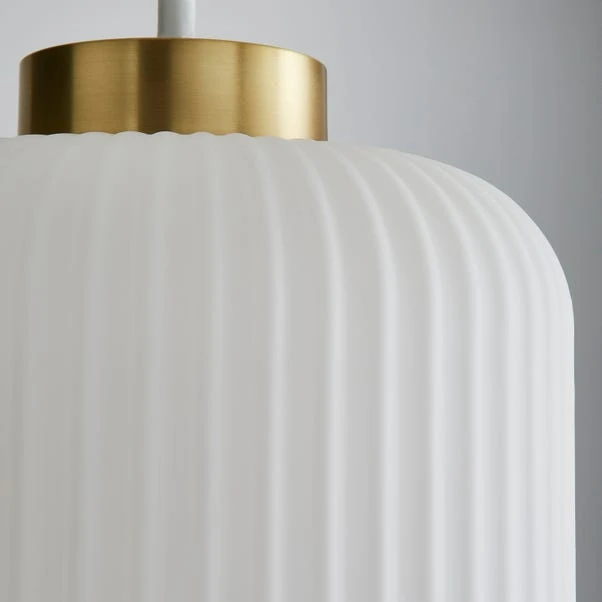 Return - Riley Easy Fit Pendant Shade, White 5 Return - Riley Easy Fit Pendant Shade, White - Image 3
