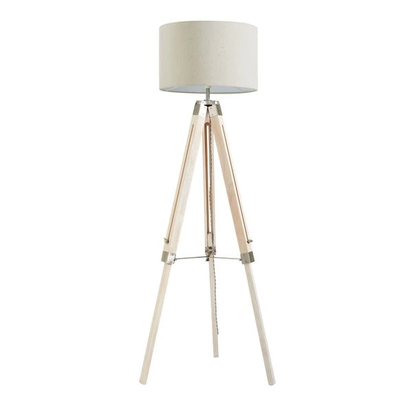 Return - Trio Tripod Floor Lamp, Light Wood 8 Return - Trio Tripod Floor Lamp, Light Wood - Image 6